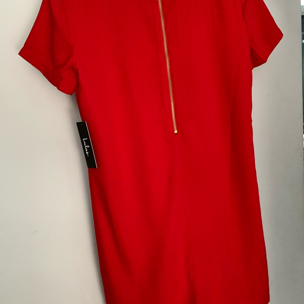 Red Lulus Dress - Picture 3 of 4